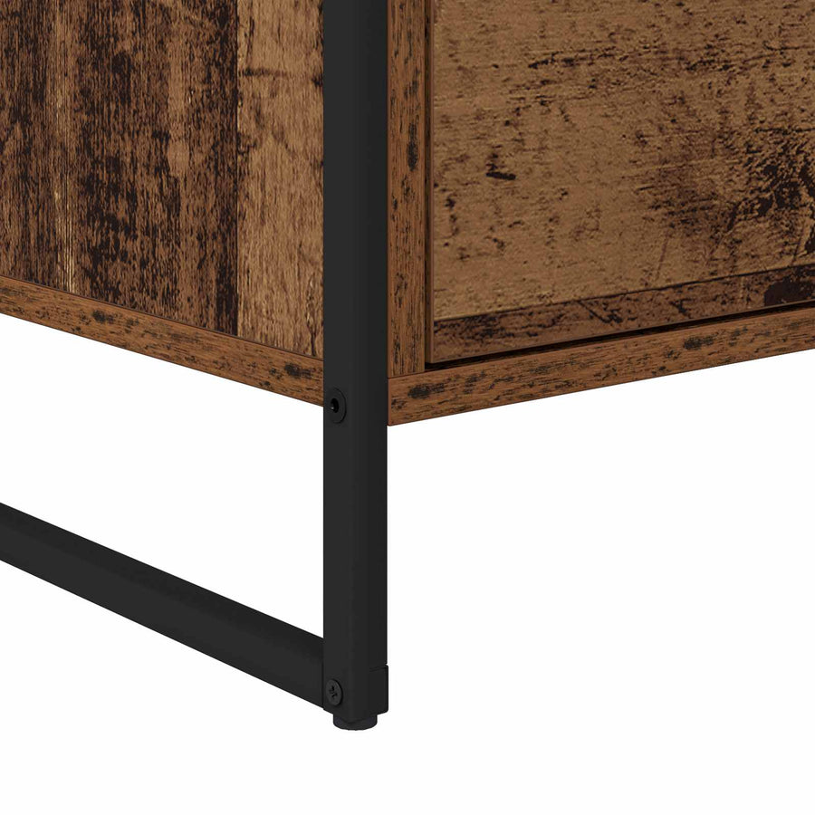 Bijzetkast Oud Hout 96,5 x 30 x 75 cm Bewerkt hout