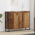 Side Cabinet Reclaimed Wood 96.5 x 30 x 75 cm Carved wood