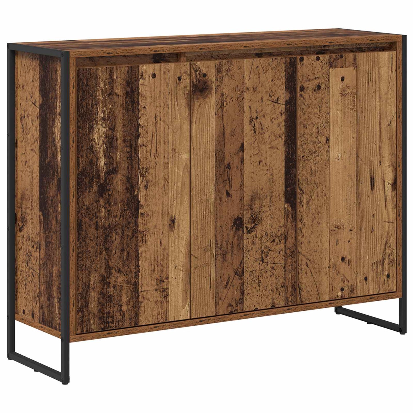 Bijzetkast Oud Hout 96,5 x 30 x 75 cm Bewerkt hout