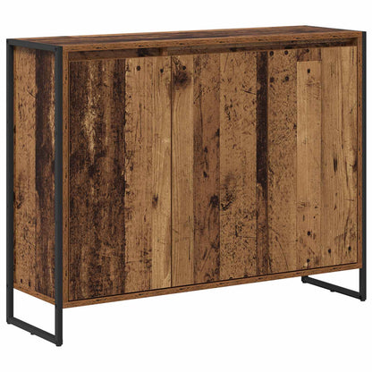 Bijzetkast Oud Hout 96,5 x 30 x 75 cm Bewerkt hout