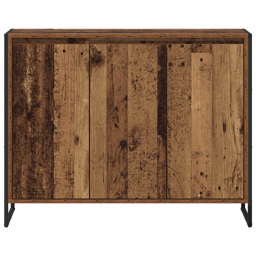 Bijzetkast Oud Hout 96,5 x 30 x 75 cm Bewerkt hout