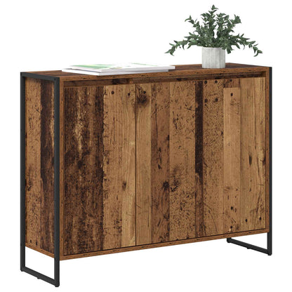 Bijzetkast Oud Hout 96,5 x 30 x 75 cm Bewerkt hout