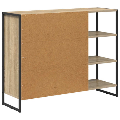 Bijzetkast Sonoma 96.5 x 30 x 75 cm Bewerkt hout