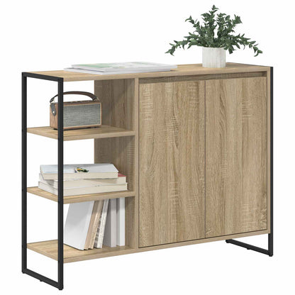 Bijzetkast Sonoma 96.5 x 30 x 75 cm Bewerkt hout