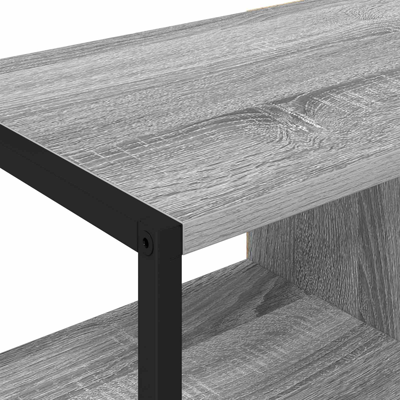Bijzetkast Grijs Sonoma 96.5 x 30 x 75 cm Bewerkt hout