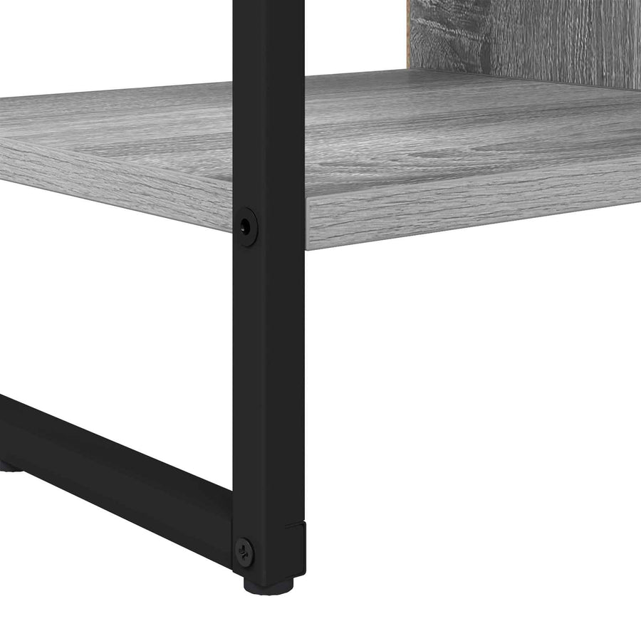 Bijzetkast Grijs Sonoma 96.5 x 30 x 75 cm Bewerkt hout