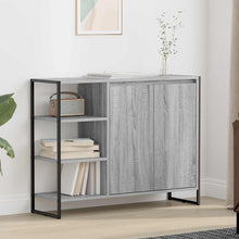 Bijzetkast Grijs Sonoma 96.5 x 30 x 75 cm Bewerkt hout