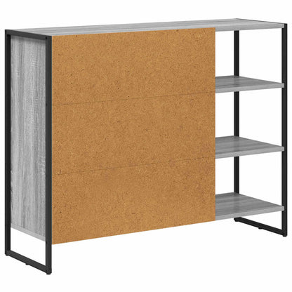 Bijzetkast Grijs Sonoma 96.5 x 30 x 75 cm Bewerkt hout