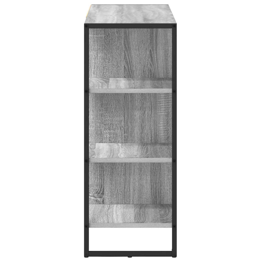 Bijzetkast Grijs Sonoma 96.5 x 30 x 75 cm Bewerkt hout