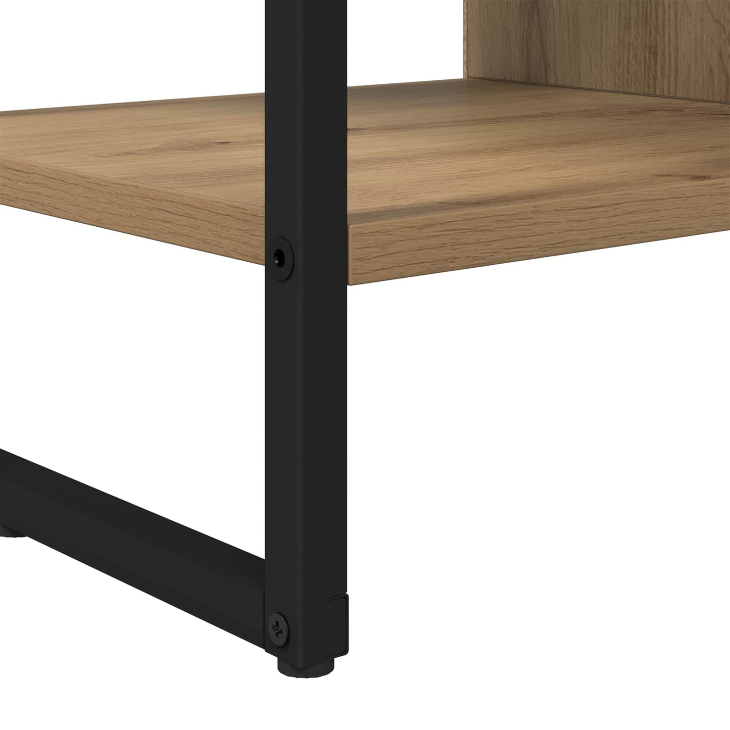 Bijzetkast Ambachtelijk eiken 96.5 x 30 x 75 cm Bewerkt hout