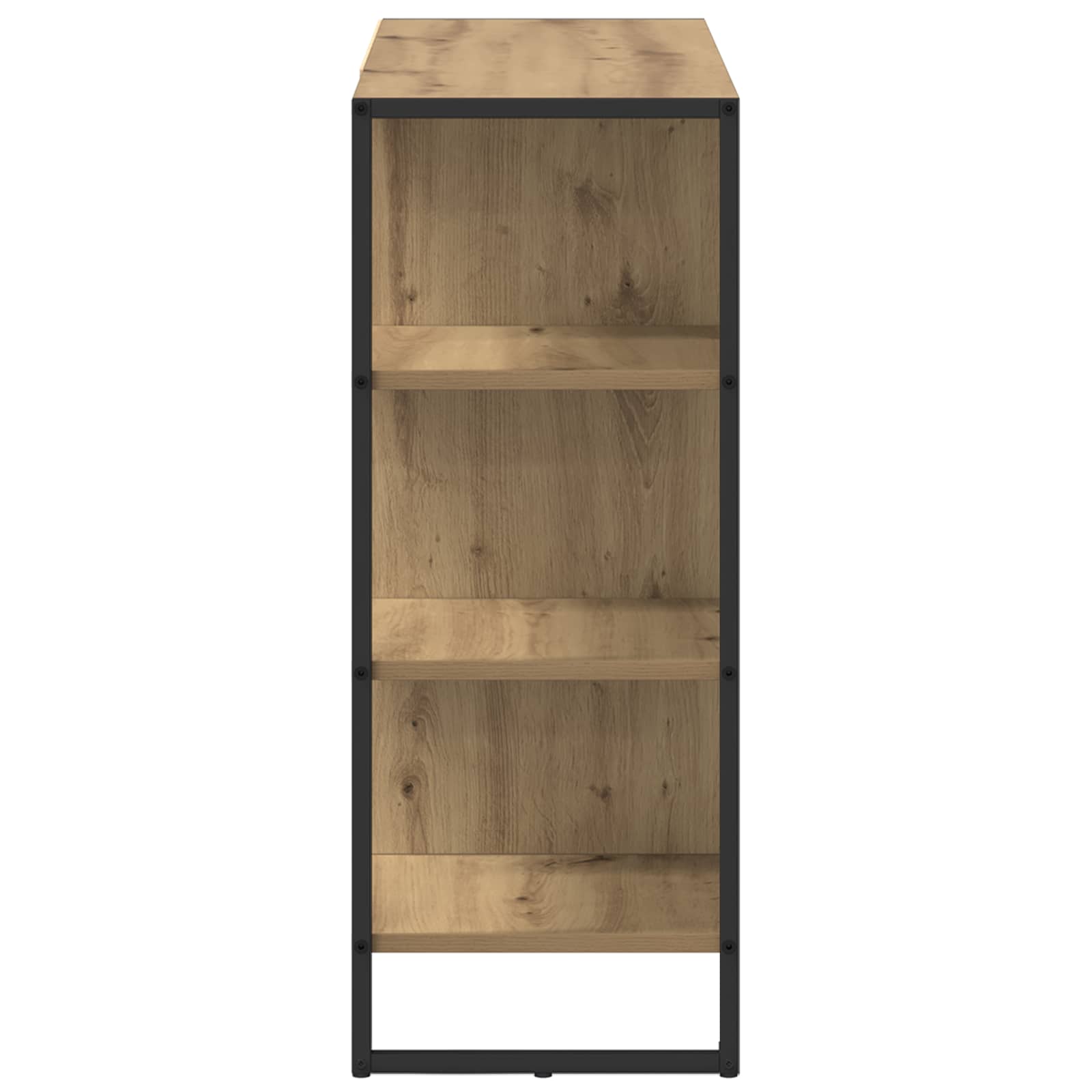 Bijzetkast Ambachtelijk eiken 96.5 x 30 x 75 cm Bewerkt hout