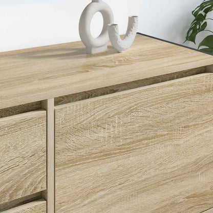 TV-kast met lade Sonoma 100 x 36 x 49.5 cm Bewerkt hout