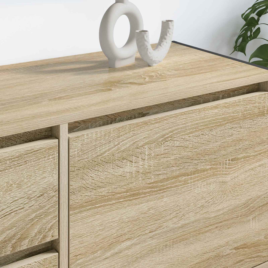 TV-kast met lade Sonoma 100 x 36 x 49.5 cm Bewerkt hout