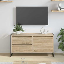 TV-kast met lade Sonoma 100 x 36 x 49.5 cm Bewerkt hout