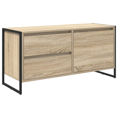 TV-kast met lade Sonoma 100 x 36 x 49.5 cm Bewerkt hout