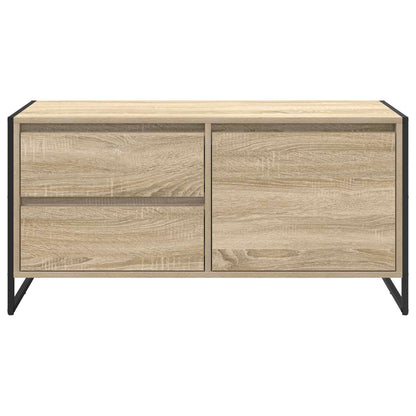 TV-kast met lade Sonoma 100 x 36 x 49.5 cm Bewerkt hout