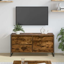 TV-kast met lade Rook Eik 100 x 36 x 49.5 cm Bewerkt hout