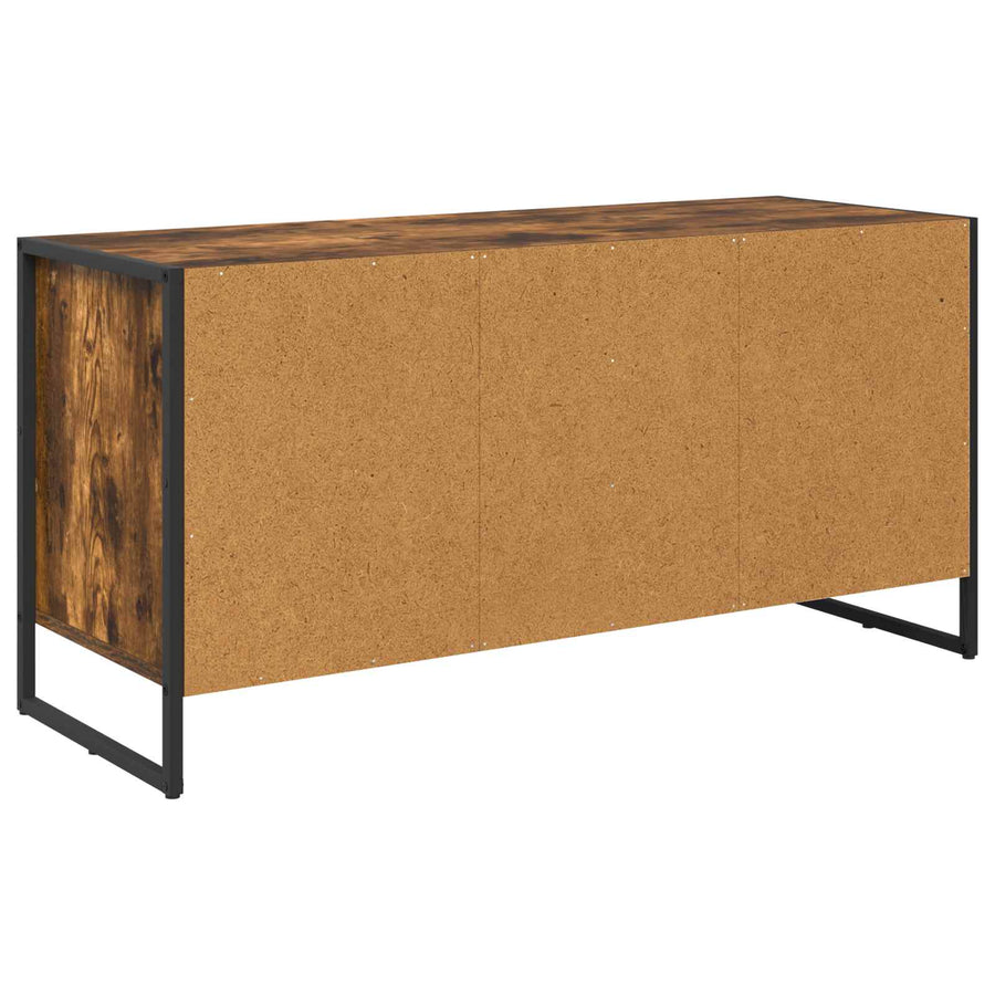 TV-kast met lade Rook Eik 100 x 36 x 49.5 cm Bewerkt hout