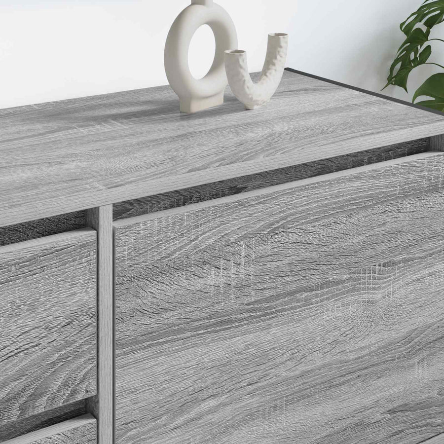 TV-kast met lade Grijs Sonoma 100 x 36 x 49.5 cm Bewerkt hout