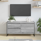 TV-kast 100x36x49.5 cm grijs bewerkt hout