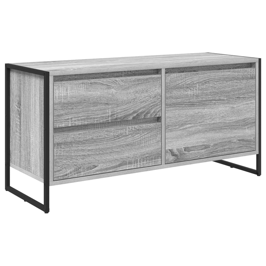 TV-kast met lade Grijs Sonoma 100 x 36 x 49.5 cm Bewerkt hout