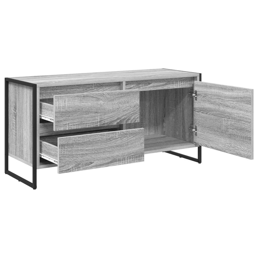 TV-kast met lade Grijs Sonoma 100 x 36 x 49.5 cm Bewerkt hout