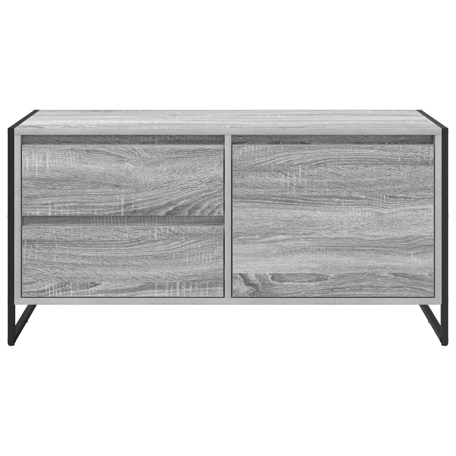 TV-kast met lade Grijs Sonoma 100 x 36 x 49.5 cm Bewerkt hout
