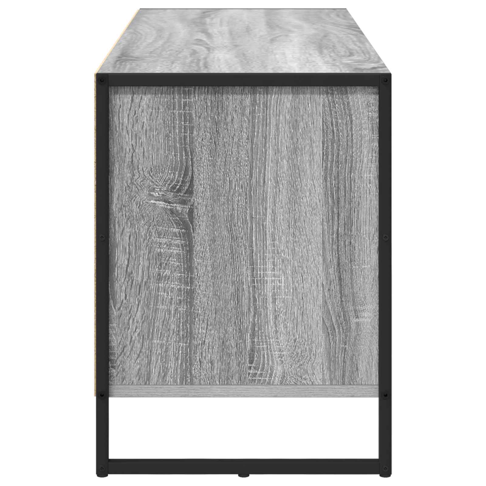 TV-kast met lade Grijs Sonoma 100 x 36 x 49.5 cm Bewerkt hout