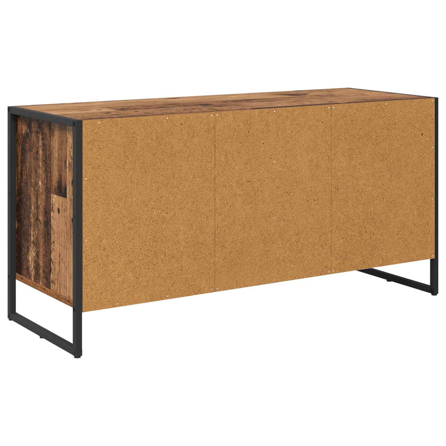 TV-kast met lade Oud Hout 100 x 36 x 49.5 cm Bewerkt hout