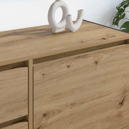 TV-kast Ambachtelijk eiken 100 x 36 x 49.5 cm Bewerkt hout