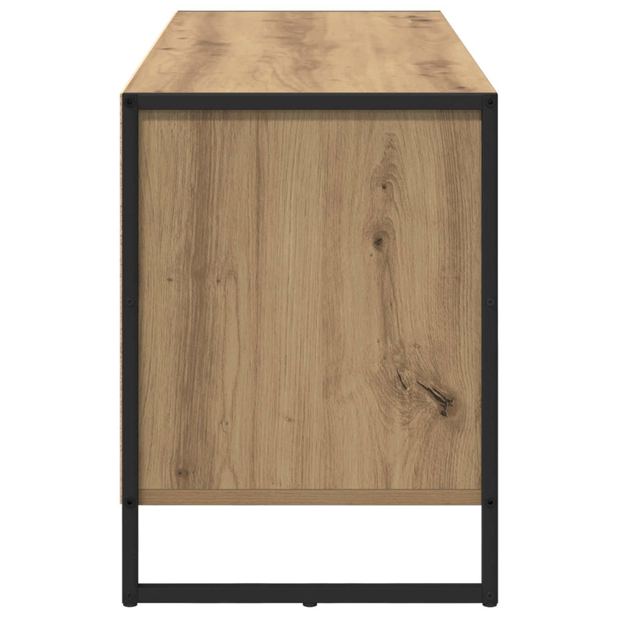 TV-kast Ambachtelijk eiken 100 x 36 x 49.5 cm Bewerkt hout
