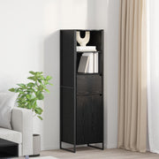 Boekenkast met lade 43x36x150.5 cm zwart eiken