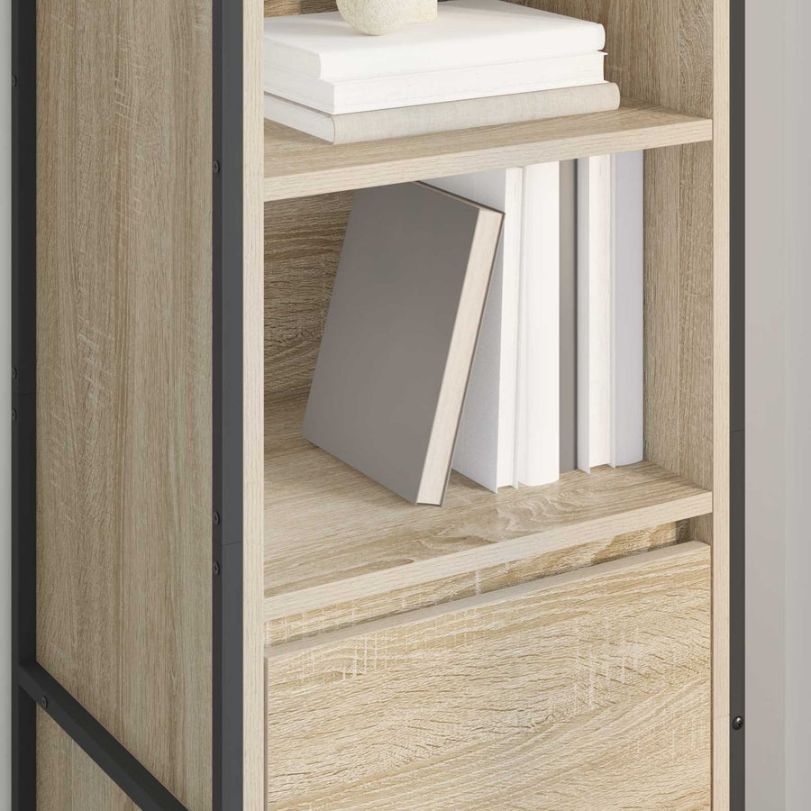 Boekenkast met lade Sonoma 43 x 36 x 150.5 cm Bewerkt hout