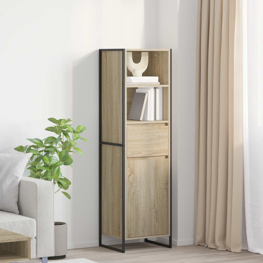 Boekenkast met lade Sonoma 43 x 36 x 150.5 cm Bewerkt hout