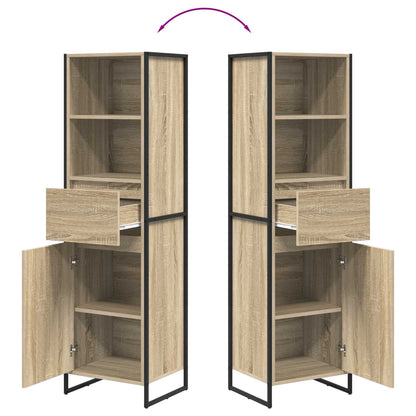 Boekenkast met lade Sonoma 43 x 36 x 150.5 cm Bewerkt hout