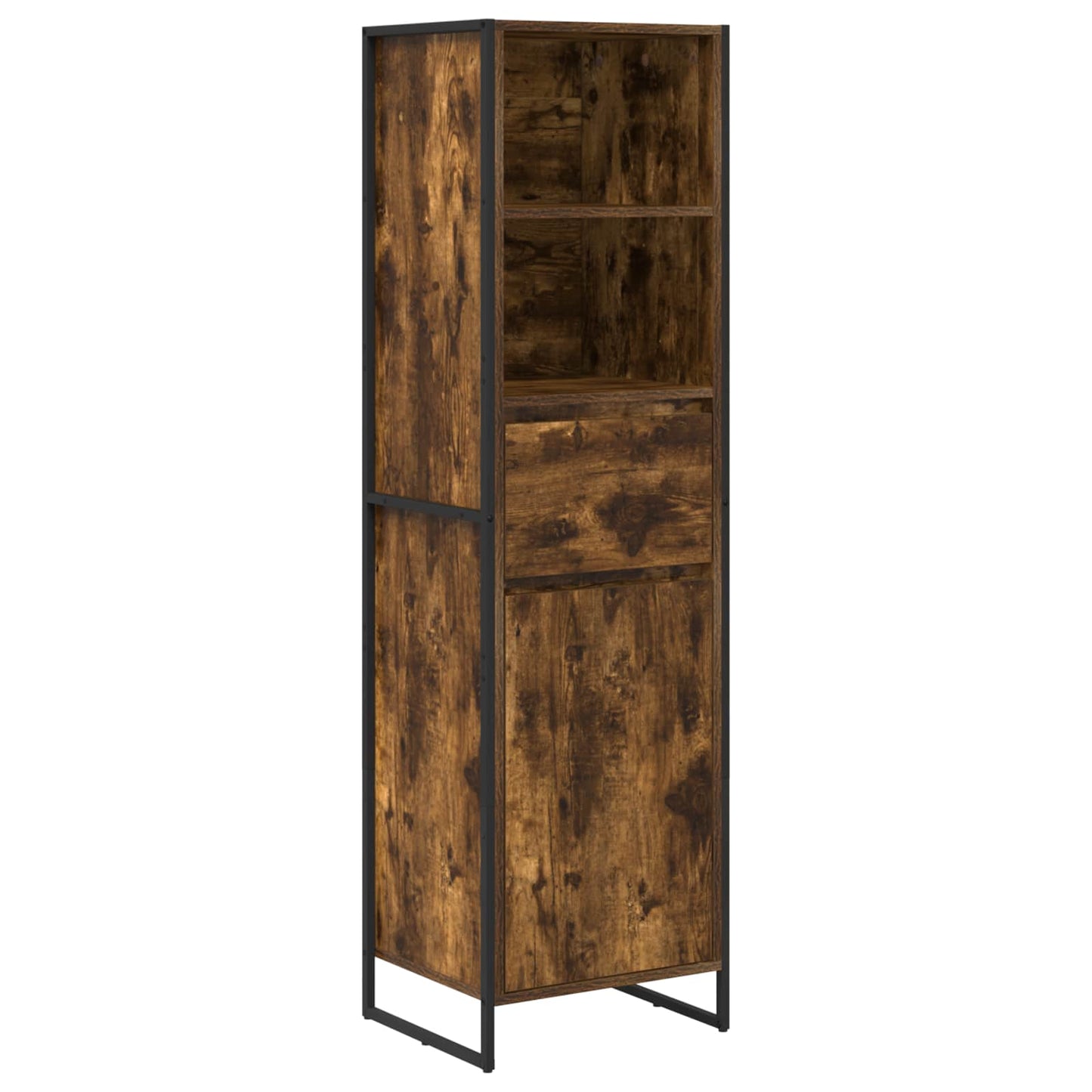 Boekenkast met lade Rook Eik 43 x 36 x 150.5 cm Bewerkt hout