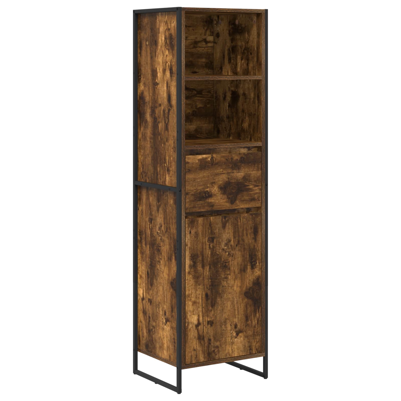 Boekenkast met lade Rook Eik 43 x 36 x 150.5 cm Bewerkt hout