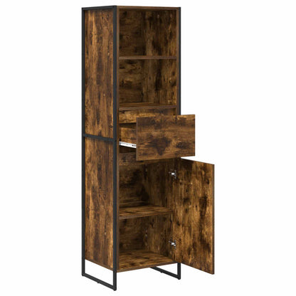 Boekenkast met lade Rook Eik 43 x 36 x 150.5 cm Bewerkt hout