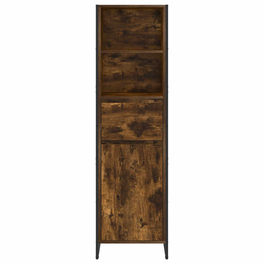 Boekenkast met lade Rook Eik 43 x 36 x 150.5 cm Bewerkt hout