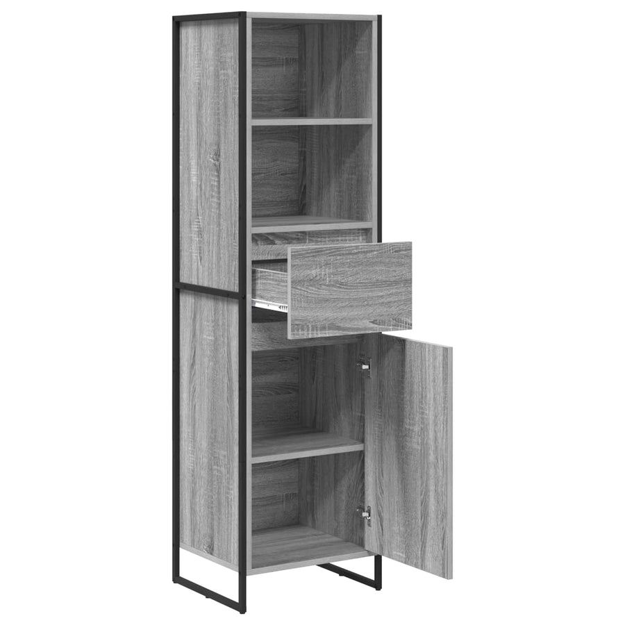 Boekenkast Grijs Sonoma 43 x 36 x 150.5 cm Bewerkt hout