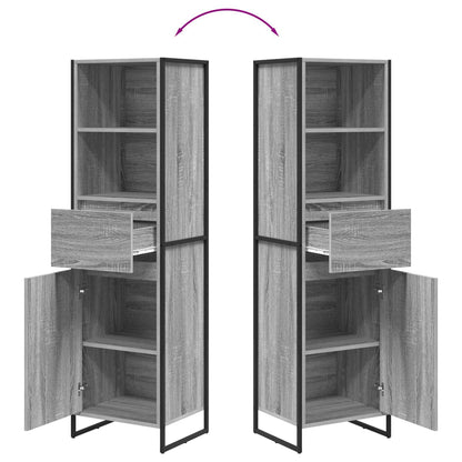 Boekenkast Grijs Sonoma 43 x 36 x 150.5 cm Bewerkt hout
