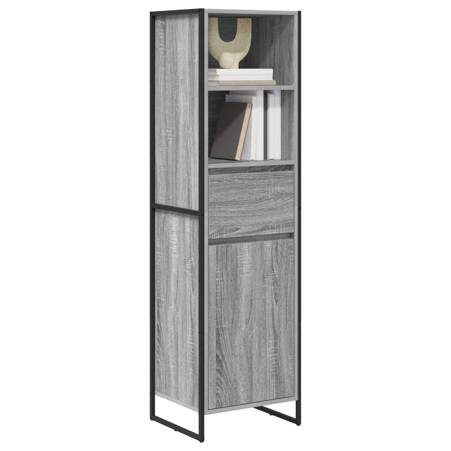 Boekenkast Grijs Sonoma 43 x 36 x 150.5 cm Bewerkt hout