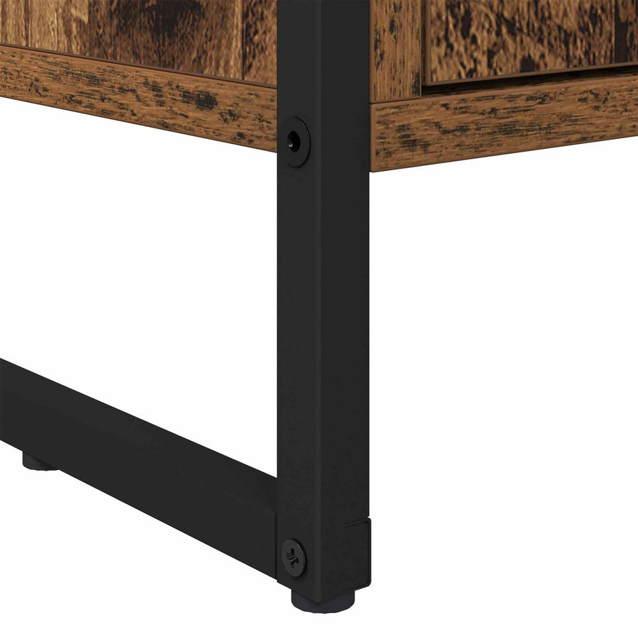 Boekenkast met lade Oud Hout 43 x 36 x 150.5 cm Bewerkt hout