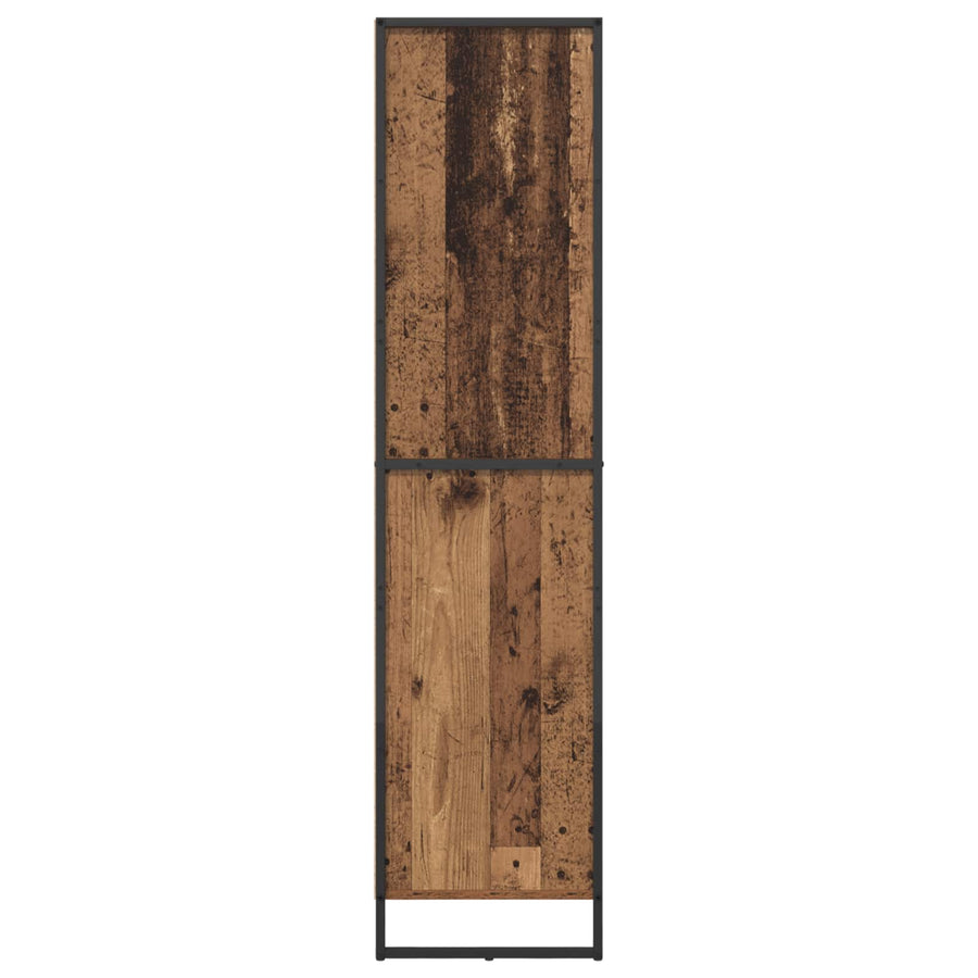 Boekenkast met lade Oud Hout 43 x 36 x 150.5 cm Bewerkt hout