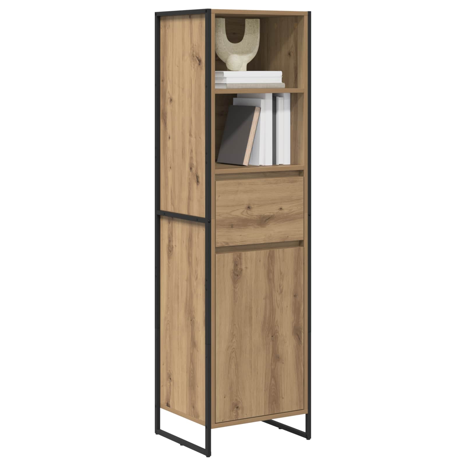 Boekenkast Ambachtelijk eiken 43 x 36 x 150.5 cm Bewerkt hout