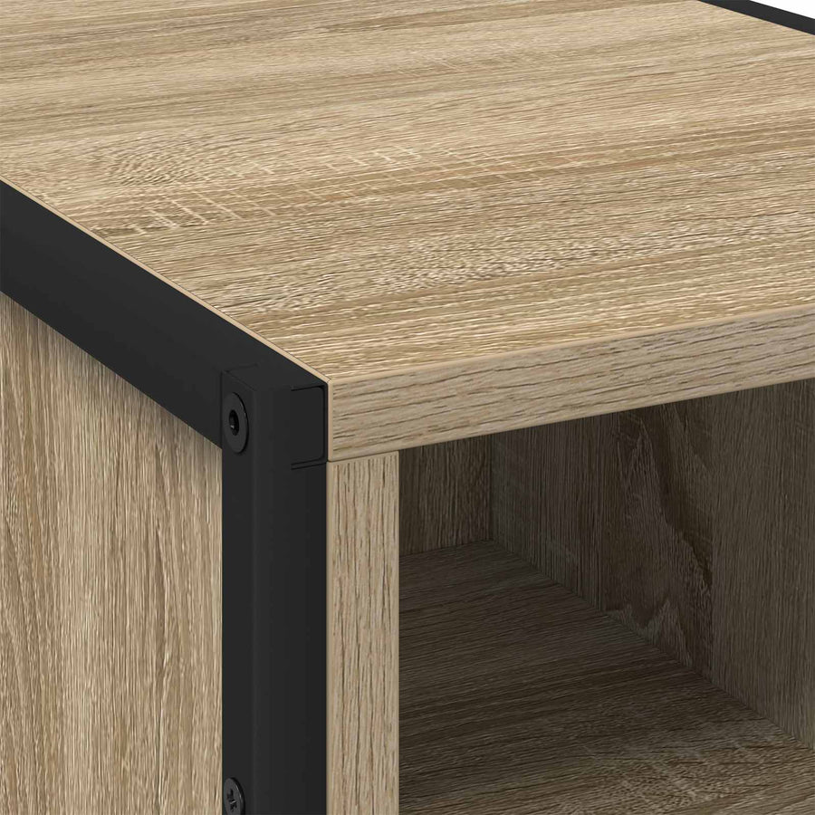 Nachtkastje Sonoma 39.5 x 30 x 50 cm Bewerkt hout