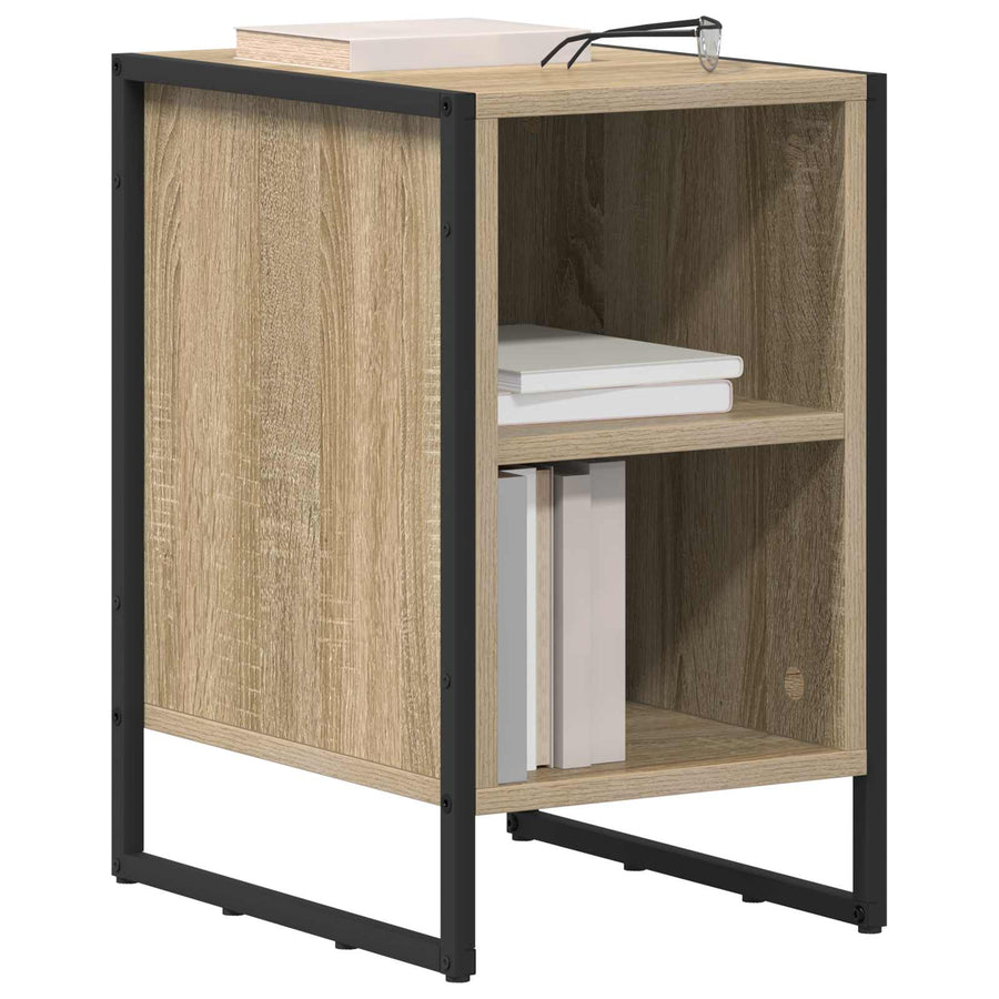 Nachtkastje Sonoma 39.5 x 30 x 50 cm Bewerkt hout