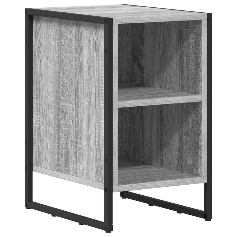 Nachtkastje 2 pcs Grijs Sonoma 39.5 x 30 x 50 cm Bewerkt hout