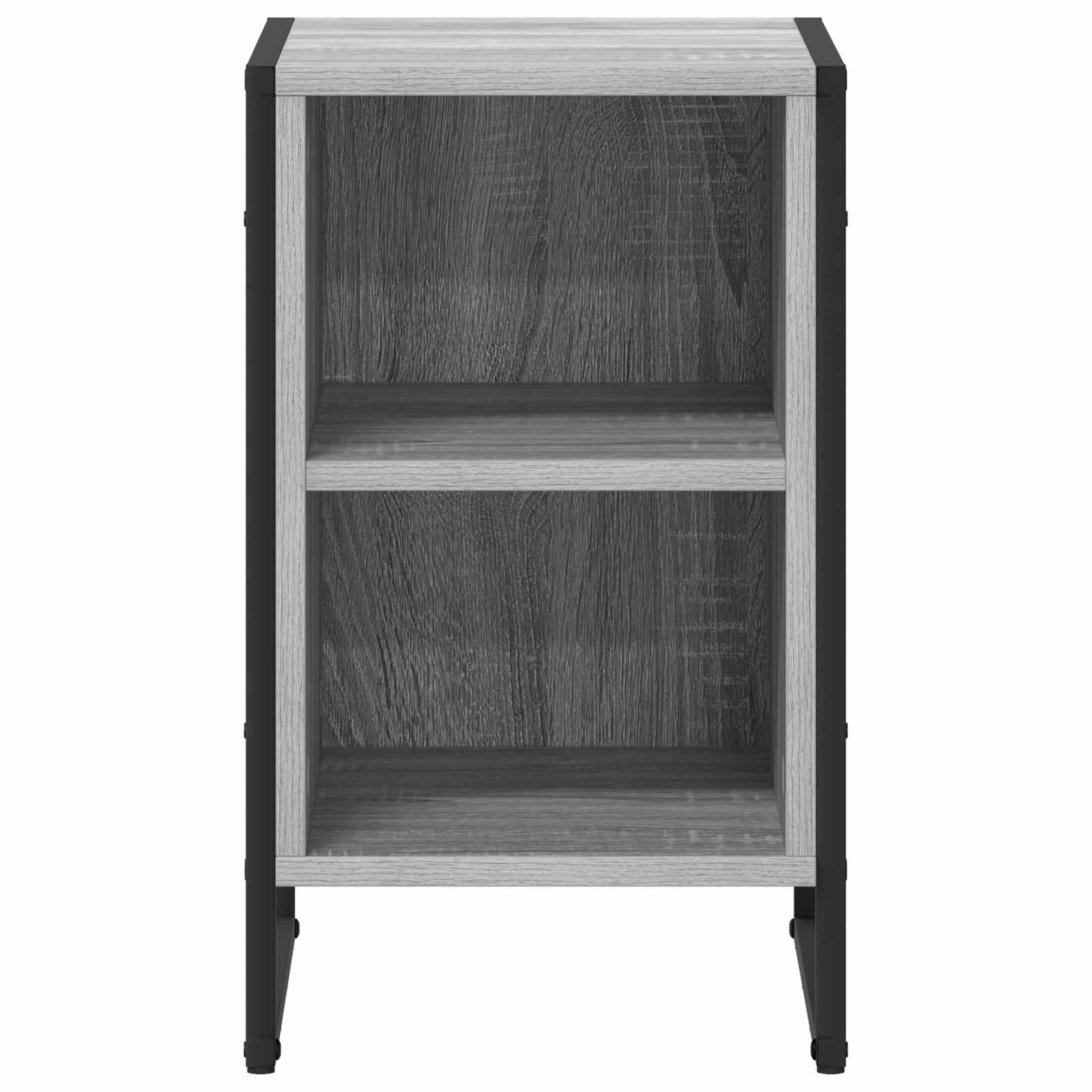 Nachtkastje 2 pcs Grijs Sonoma 39.5 x 30 x 50 cm Bewerkt hout