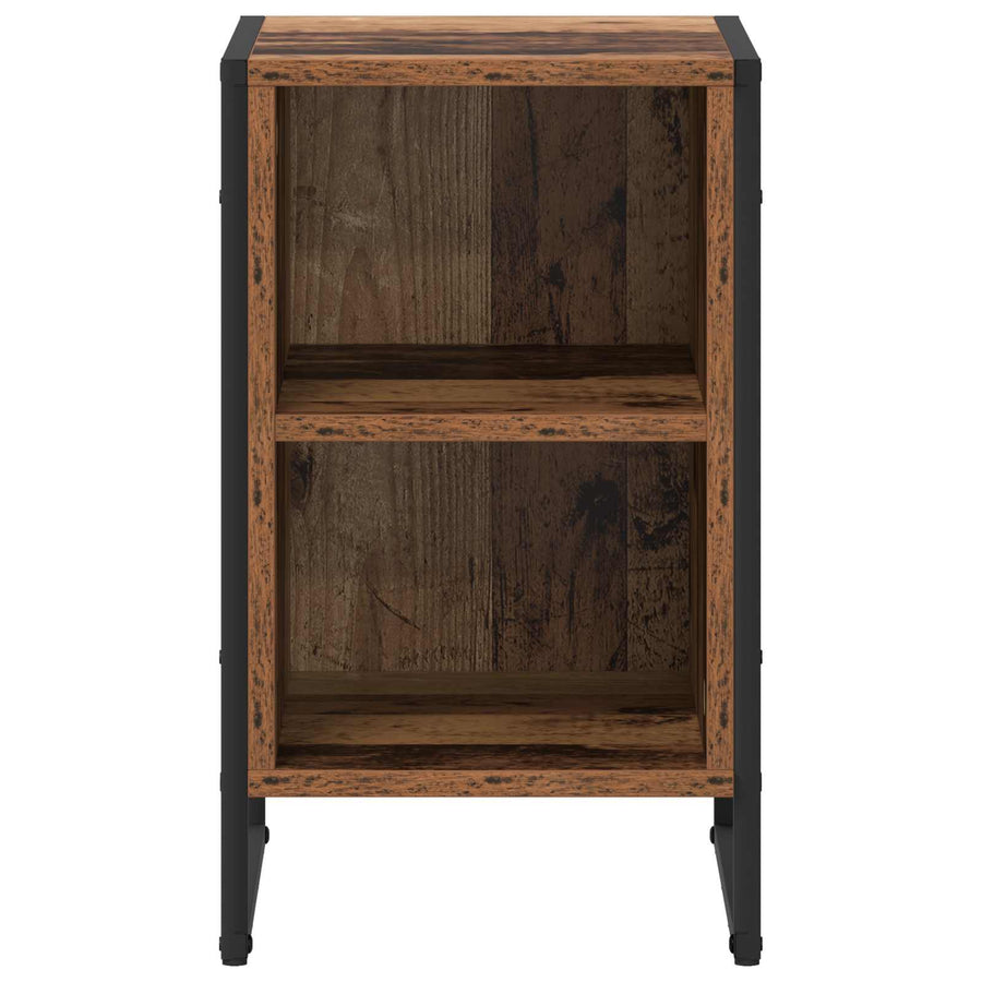 Nachtkastje Oud Hout 39.5 x 30 x 50 cm Bewerkt hout
